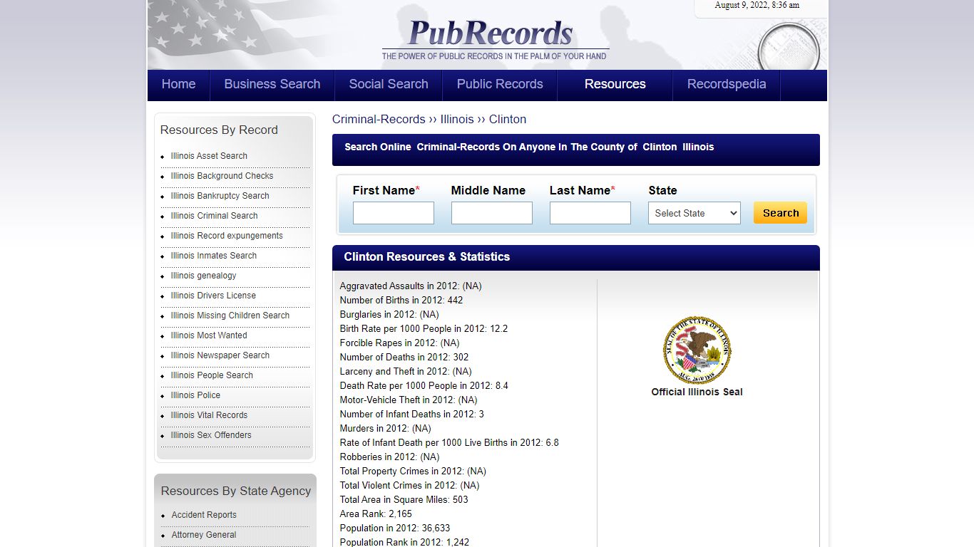 Clinton County, Illinois Criminal Records